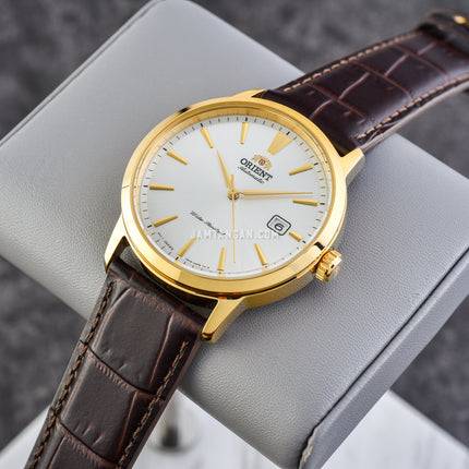 Orient Contemporary RA-AC0F04S Automatic White Dial Brown Leather Strap