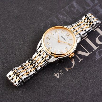 Seiko Ladies SUR562P1 Dual Tone Dial Dual Tone Stainless Steel Strap