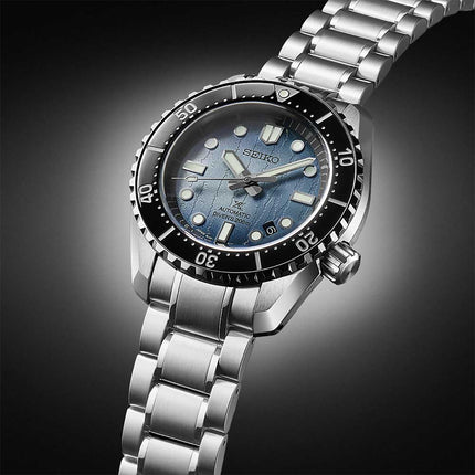 Seiko Prospex SLA073J1 Cave Diving 1968 Modern Re-interpretation Gradated Blue Dial St Steel Strap