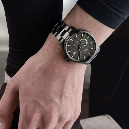 MIDO Multifort III M038.424.33.061.00 Power Reserve Anthracite Dial Anthracite Stainless Steel Strap