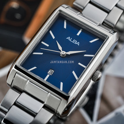 Alba AH7DG9X1 Ladies Blue Dial Stainless Steel Strap