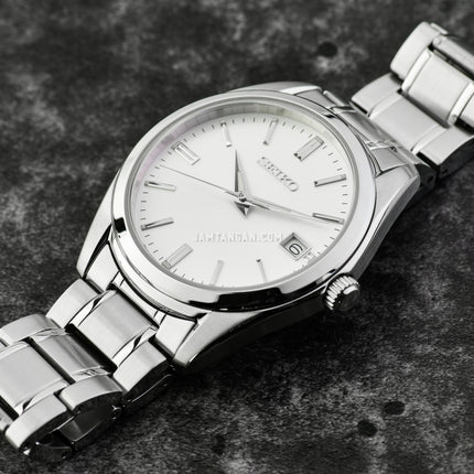 Seiko Classic SUR307P1 Discover More Silver Dial Stainless Steel Strap