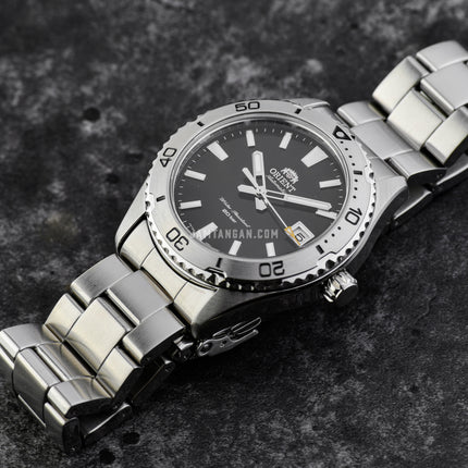 Orient Mako 40 RA-AC0Q01B Automatic Men Black Dial Stainless Steel Strap