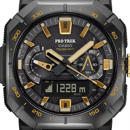 Casio Pro Trek PRW-B1000-5DR Tough Solar Digital Analog Dial Brown Rubber CNF Band