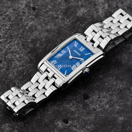 Seiko Ladies SWR085P1 Discover More Blue Dial Stainless Steel Strap