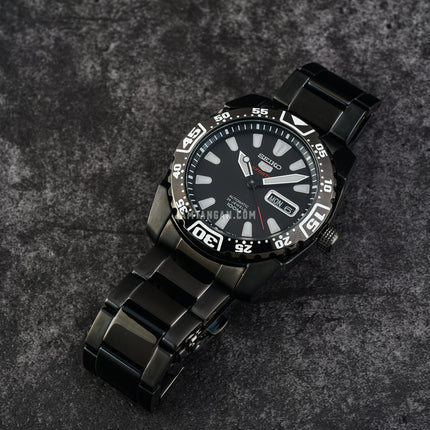 Seiko 5 Sports SRP169K1 Automatic Black Dial Black Stainless Steel Strap