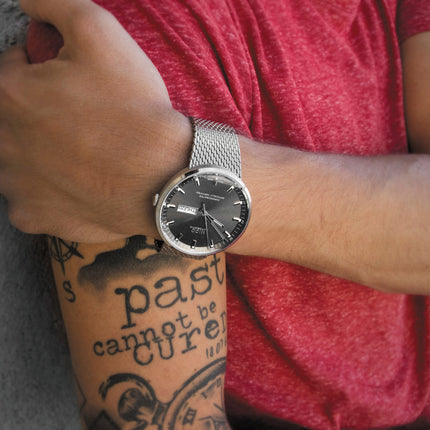 MIDO Commander M031.631.11.061.00 Icone Anthracite Dial Mesh Strap