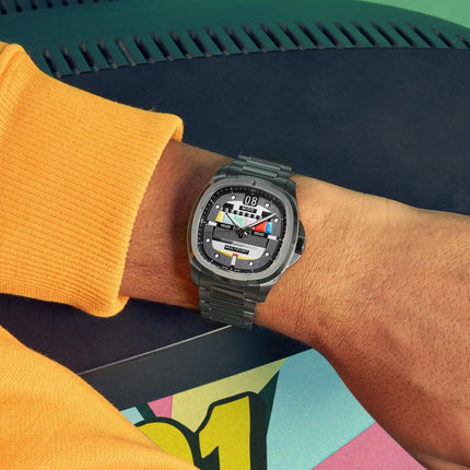 MIDO Multifort TV Big Date S01E02 M049.526.33.081.01 Grey Gradient Special Edition 2 Extra Straps