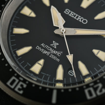 Seiko Prospex SRPL15K1 Diver Samurai Shog-Urai Black Dial Black Silicone Strap