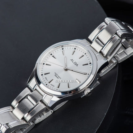 Alba Prestige ARX035X1 Ladies Silver Dial Stainless Steel Strap