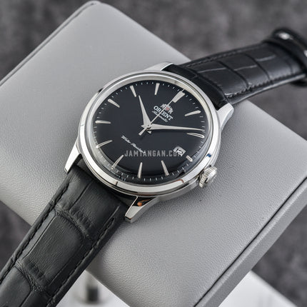 Orient Bambino 38 Classic RA-AC0M02B Automatic Men Black Dial Black Leather Strap