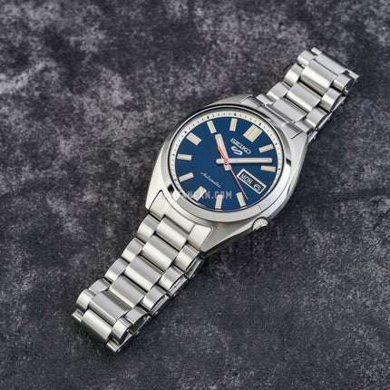Seiko 5 Sports SRPK87K1 SNXS Series Men Blue Dial Stainless Steel Strap
