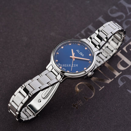 Alba Fashion ARX149X1 Ladies Blue Dial Stainless Steel Strap