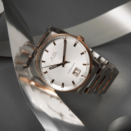 MIDO Commander II M021.626.22.031.00 Big Date Automatic Silver Dial Dual Tone Stainless Steel Strap