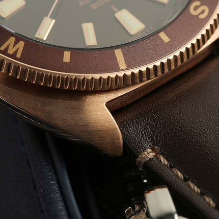 Seiko Prospex SRPG18K1 Tortoise Land Automatic Brown Dial Brown Leather Strap