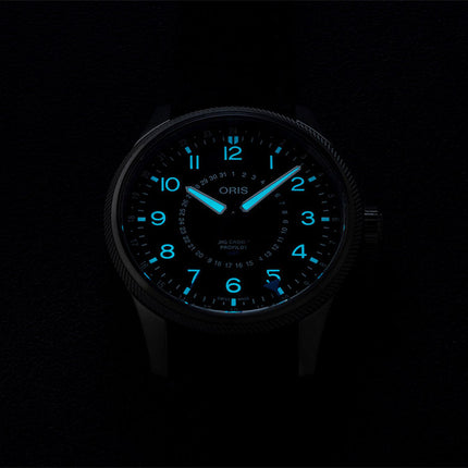 Oris ProPilot 01-798-7768-4284-SET 57TH Reno Air Races Black Dial Textile Strap LIMITED EDITION 