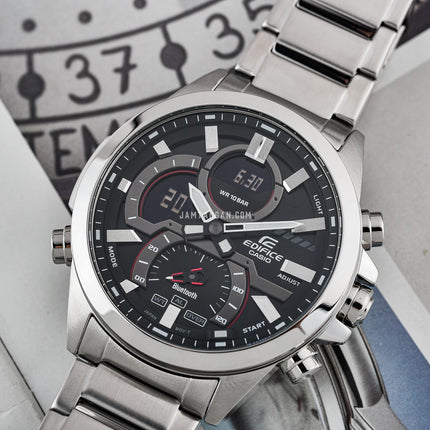 Casio Edifice ECB-30D-1ADF Smartphone Link Model Digital Analog Dial Stainless Steel Band