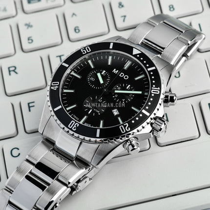 MIDO Ocean Star M026.417.11.051.00 Chronograph Black Dial Stainless Steel Strap