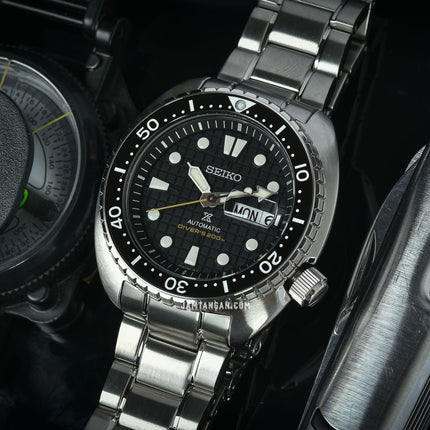 Seiko Prospex SRPE03K1 King Turtle Automatic Black Dial Stainless Steel Strap