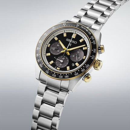 Seiko Prospex SSC941P1 Circuit Race SeiTona Speedtimer Solar Chronograph Stainless Steel Strap