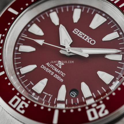Seiko Prospex SRPL11K1 Diver Samurai Shog-Urai Red Dial Stainless Steel Strap