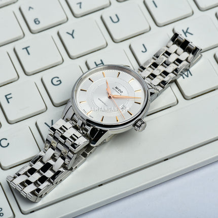 MIDO Baroncelli M037.207.11.031.01 Signature Automatic Silver Dial Stainless Steel Strap