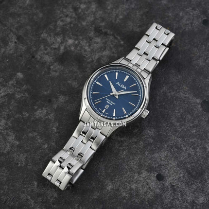 Alba AH7DK5X1 Ladies Blue Dial Stainless Steel Strap