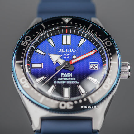 Seiko Prospex SPB071J1 PADI Automatic Blue Dial Blue Silicone Strap Special Edition