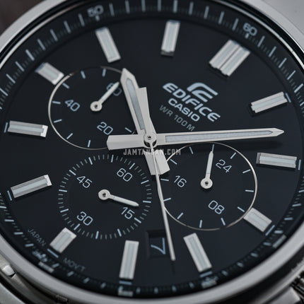 Casio Edifice EFV-650D-1AVUDF Chronograph Black Dial Stainless Steel Band