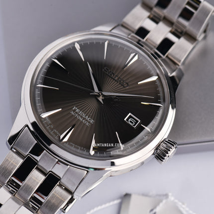 Seiko Presage SRPE17J1 Espresso Martini Automatic Gray Dial Stainless Steel Strap
