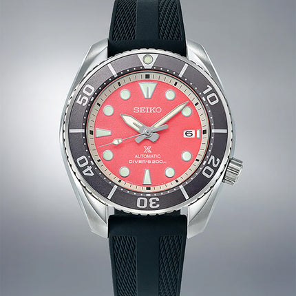 Seiko Prospex SPB541J1 Sumo 2025 Asia-Pacific Pink Lake Black Silicone Strap Limited Edition