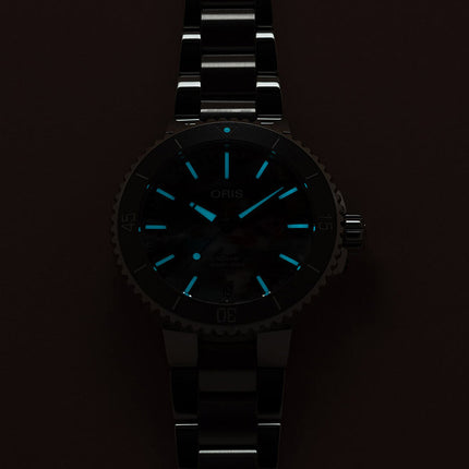 Oris Aquis 01-733-7770-4150-SET Date Upcycle Multicolor Dial Stainless Steel Strap