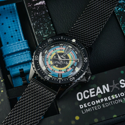 MIDO Ocean Star M026.807.33.051.00 Decompression Timer 1961 Mesh Strap Limited Edition + Extra Strap