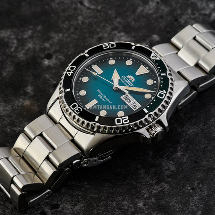 Orient Sport RA-AA0811E Automatic Mako IV Green Dial Stainless Steel Strap
