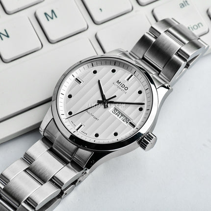 MIDO Multifort M005.830.11.031.00 Automatic Silver Dial Stainless Steel Strap
