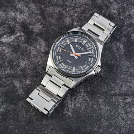 Seiko Classic SUR507P1 Essentials Grey Dial Stainless Steel Strap