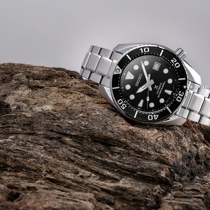 Seiko Prospex SPB101J1 Sumo Automatic Black Dial Stainless Steel Strap