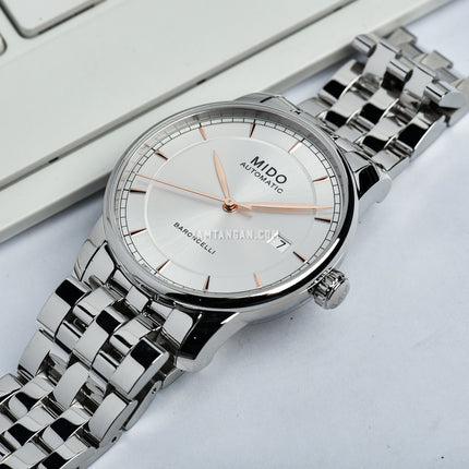 MIDO Baroncelli M8600.4.10.1 Automatic Silver Dial Stainless Steel Strap