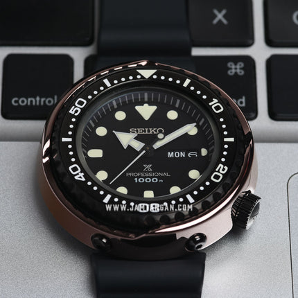 Seiko Prospex S23627J1 Tuna Sea Baselworld 2018 Black Dial Black Rubber Strap Limited Edition