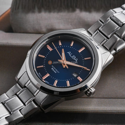 Alba AH7EP5X1 Ladies Blue Dial Stainless Steel Strap