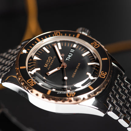 MIDO Ocean Star M026.830.21.051.00 Tribute 75th Anniversary Black Dial St. Steel SPECIAL EDITION