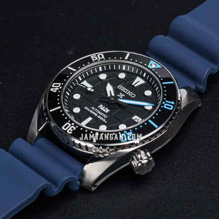 Seiko Prospex SPB325J1 King Sumo Automatic Divers Black Dial Silicone Strap PADI Special Edition