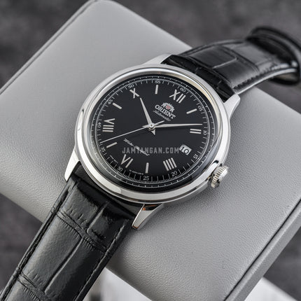 Orient Bambino TAC0000AB Automatic 2nd Generation Men Black Dial Black Leather Strap