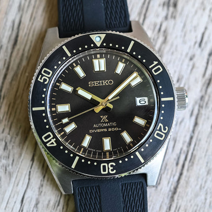 Seiko Prospex SPB147J1 Automatic 1965 Heritage Diver Watch Brown Dial Black Rubber Strap