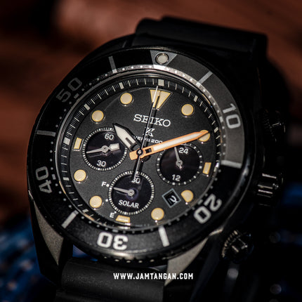 Seiko Prospex SSC761J1 Sumo Ninja Solar Chronograph Black Series Rubber Strap Limited Edition