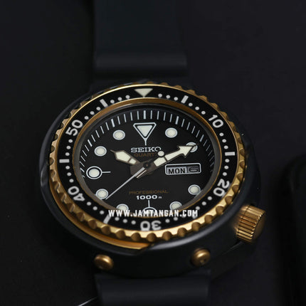 Seiko Prospex S23626J1 Golden Tuna Sea Baselworld 2018 Black Rubber Strap Limited Edition