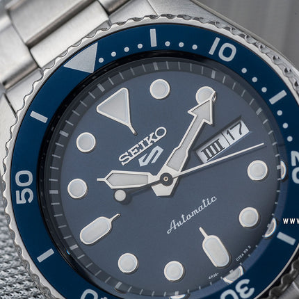 Seiko 5 Sports SRPD51K1 5KX SKX Sports Style Automatic Blue Dial Stainless Steel Strap