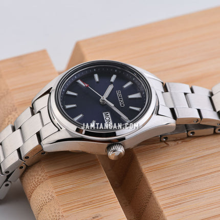 Seiko Classic SUR353P1 Blue Dial Stainless Steel Strap