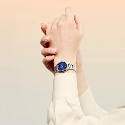 MIDO Belluna M024.110.11.046.00 Royal Lady Blue Dial Stainless Steel Strap