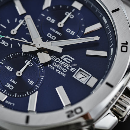 Casio Edifice EFV-640D-2AVUDF Chronograph Men Blue Dial Stainless Steel Band